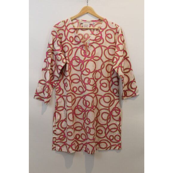 GRETCHEN SCOTT Sz S Small Mommy & Me Tunic String Thing Pink Green NWT - Picture 8 of 8